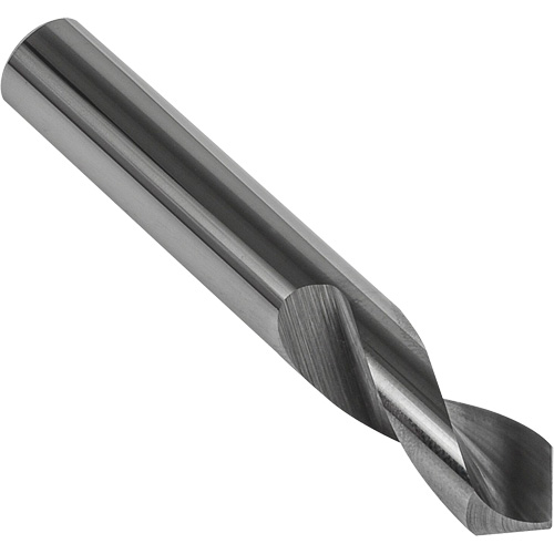 Spotting Drill, 1/8", Carbide, 3/8" Flute, 90° Point Cam Industrial