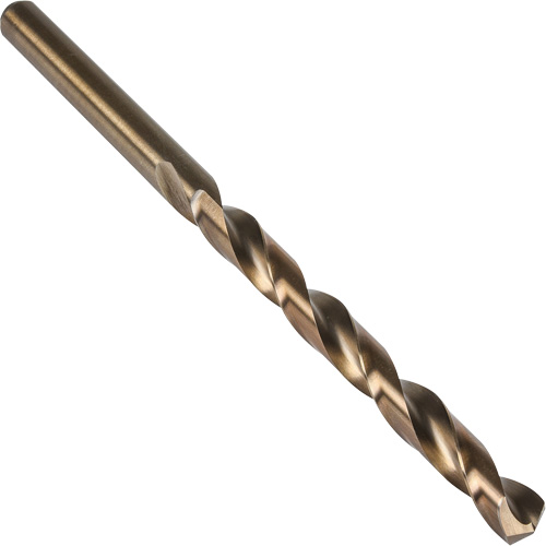 Foret long pour gros travaux, #7, Acier rapide au cobalt, Cannelure 3-5/8", Pointe de 135° Cam Industrial