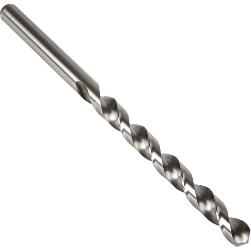 High Helix Taper Length Drill Bit, 13/64", High Speed Steel, 3-5/8" Flute, 118° Point Cam Industrial