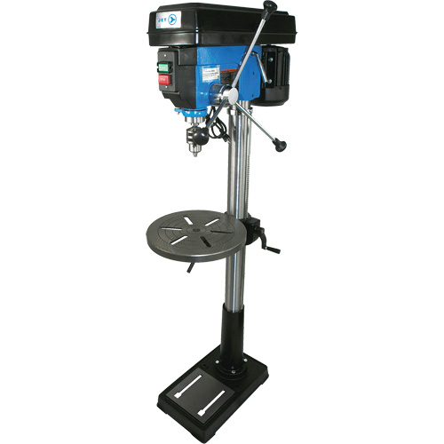 16-Speed Floor Drill Press, 17", 5/8" Chuck, 3380 RPM Cam Industrial