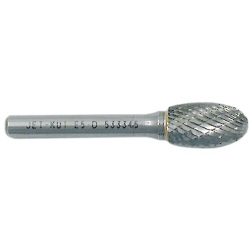 Fraise rotative de forme ovale, 1/2" dia., 1/4" Tige, 7/8" Prof. de la coupe Cam Industrial
