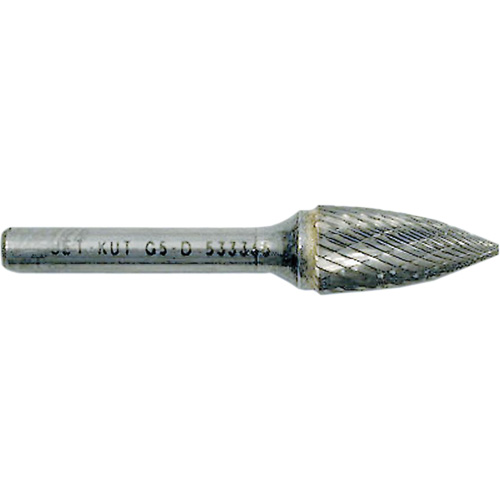 Fraise arboriforme avec extr&eacute;mit&eacute; pointue G3-D JET-KUT, 3/8" dia., 1/4" Tige, 3/4" Prof. de la coupe Cam Industrial