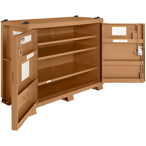Monster Box Cabinet, Steel, 52 Cubic Feet, Beige Cam Industrial