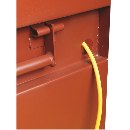 Jobsite Shelf Cabinet, Steel, 47.5 Cubic Feet, Red Cam Industrial
