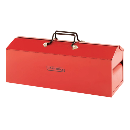 Tool Box, 8-13/20" D x 21-3/10" W x 9" H, Red Cam Industrial