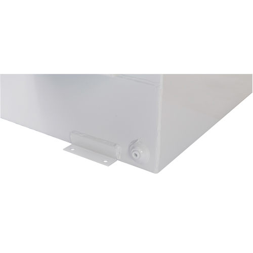 Steel Fuel Transfer Tank, Steel, 36 gal. Capacity, White Cam Industrial