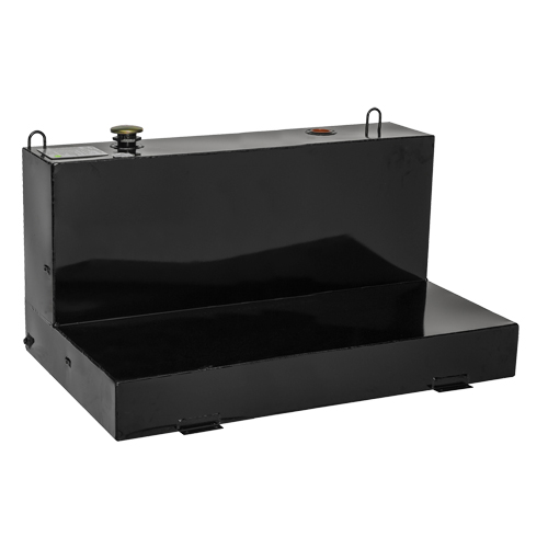 R&eacute;servoir de transfert pour carburant en acier, Acier, Capacit&eacute; 100 gal., Noir Cam Industrial