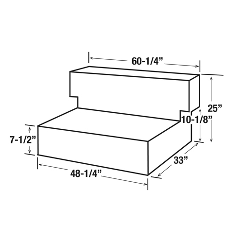 R&eacute;servoir de transfert pour carburant en acier, Acier, Capacit&eacute; 100 gal., Noir Cam Industrial