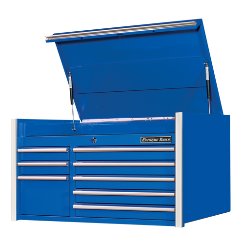 RX Series Tool Chest, 41" W, 8 Drawers, Blue Cam Industrial