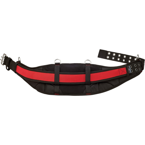 Ceinture de travail matelass&eacute;e, Nylon, Noir/Rouge Cam Industrial