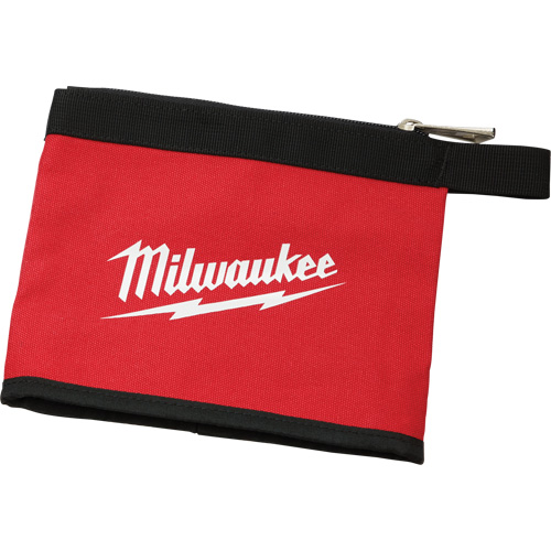 Multi-Size Zipper Pouches - Set of 3, Canvas, 3 Pockets, Black/Red Cam Industrial