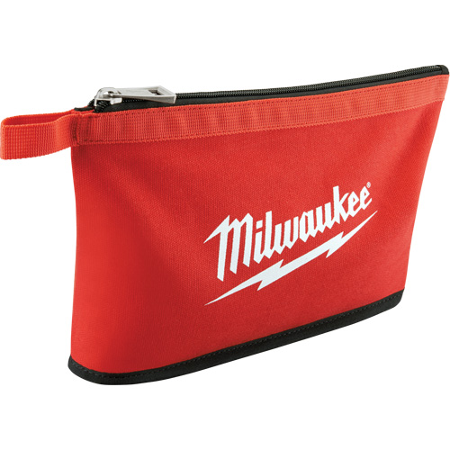 Coloured Zippered Pouches - Set of 3, Canvas, 3 Pockets, Black/Red Cam Industrial