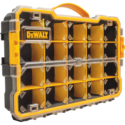 Organisateur avec compartiments PRO, 11" la x 17-5/8" p x 2-7/8" h, Noir/Jaune Cam Industrial