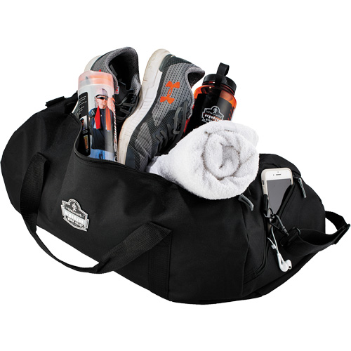 Sac polochon 5020 Arsenal, Polyester, 3 pochettes, Noir Cam Industrial