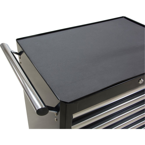 Industrial Tool Cart, 7 Drawers, 27" W x 18-3/4" D x 39" H, Black Cam Industrial