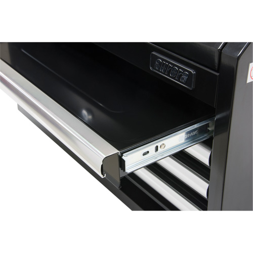 Coffre &agrave; outils industriel, 26" la, 4 tiroirs, Noir Cam Industrial