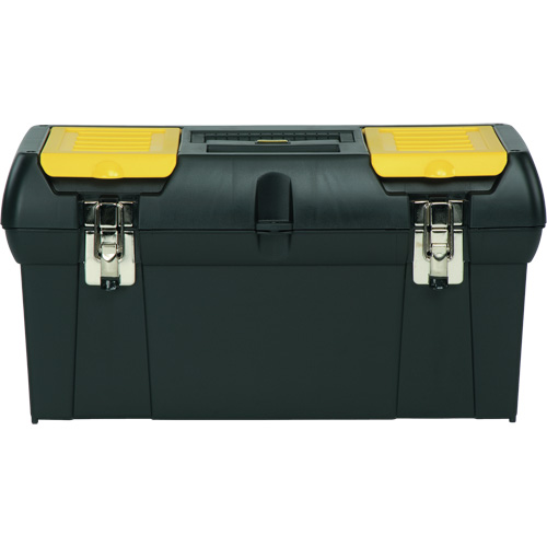 2000 Series Tool Box with Tray, 24" W x 11-1/4" D x 11" H, Black/Yellow Cam Industrial
