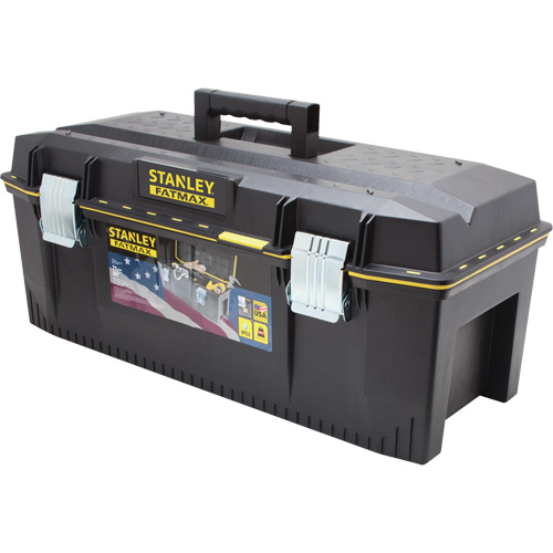 FatMax&reg; Structural Foam Tool Box, 28" W x 12-1/2" D x 11" H, Black/Yellow Cam Industrial
