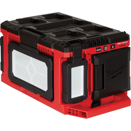 M18 Packout Light/Charger, LED, 3000 Lumens Cam Industrial