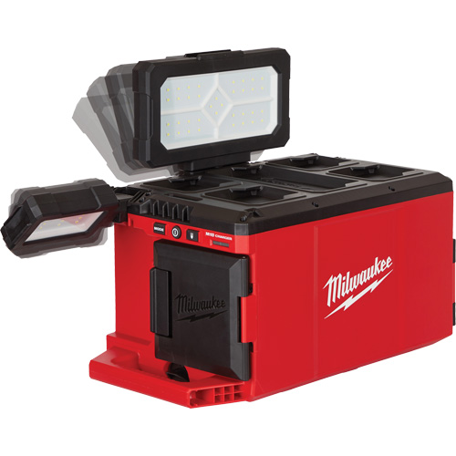 M18 Packout Light/Charger, LED, 3000 Lumens Cam Industrial