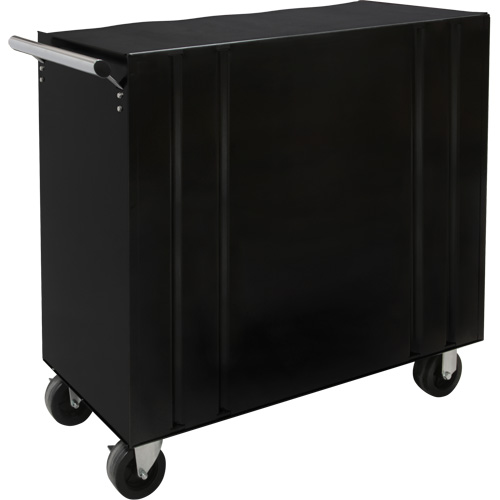 Industrial Tool Cart, 8 Drawers, 44-3/10" W x 21-1/10" D x 36-7/10" H, Black Cam Industrial