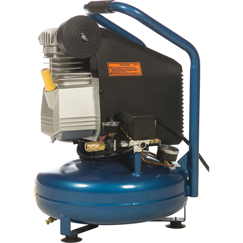 Compresseurs portatifs s&eacute;rie pour entrepreneurs - Lubrification &agrave; l'huile, entraînement direct, &eacute;lectrique, 3,3 gal. (4 gal. US), 125 PSI, 115/1 V Cam Industrial