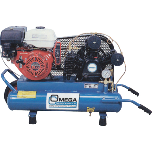 Contractor Series Air Compressors, Gas, 6.6 Gal. (8 US Gal), 175 PSI Cam Industrial