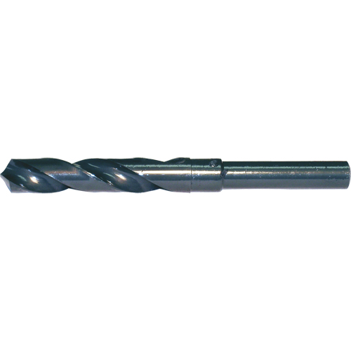 1/2" Reduced Shank Drill Bit, 13 mm, High Speed Steel, 3-1/8" Flute, 118° Point Cam Industrial