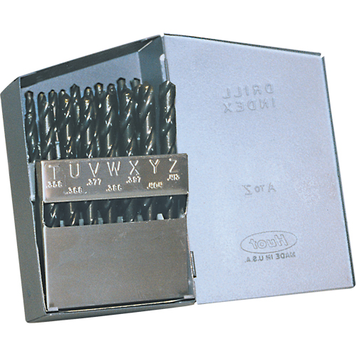 Jeux de forets, 26 morceaux, Acier rapide Cam Industrial