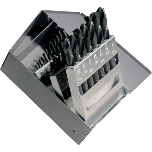 Drill Sets, 29 Pieces, High Speed Steel Cam Industrial