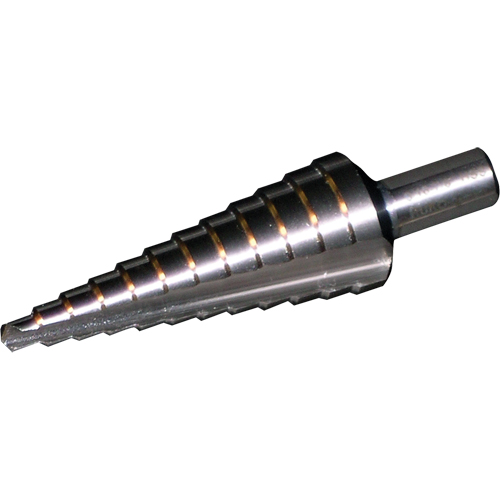 Step Drills, 3/16" - 1/2" , 1/16" Increments Cam Industrial
