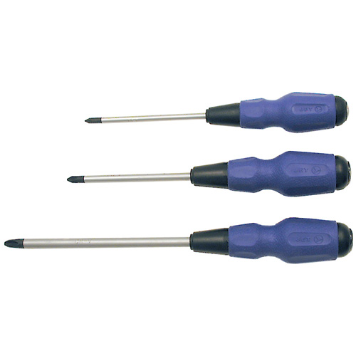 Phillips TORQUE DRIVE&reg; Screwdriver, #1, 4" L, Cushion Grip Handle Cam Industrial