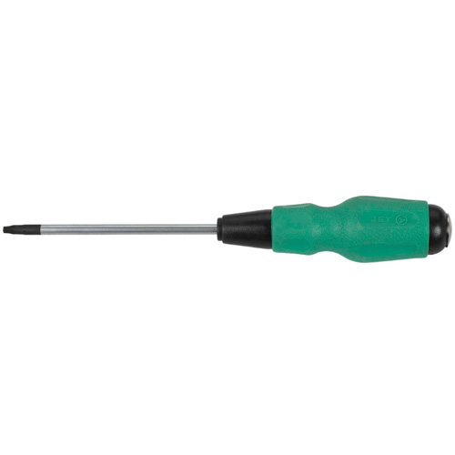 Tournevis carr&eacute; TORQUE DRIVE, Tige de #3, Ronde, 6" lo, Prise en Coussin&eacute;e Cam Industrial