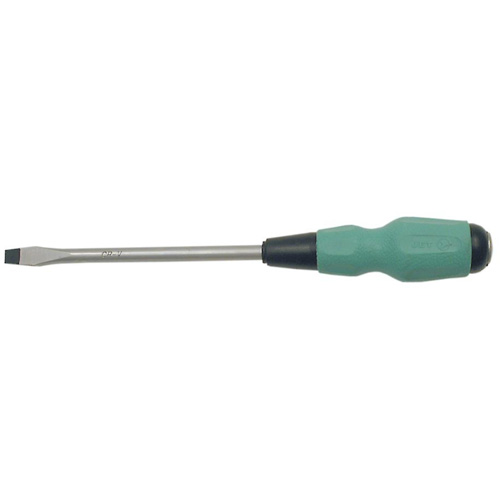 Tournevis &agrave; fente TORQUE DRIVE, Tige de #4, Ronde, 4" lo, Prise en Coussin&eacute;e Cam Industrial