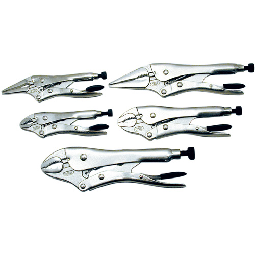 Jeu de pinces verrouillables super robustes LPS-5, 5 Morcea Cam Industrial