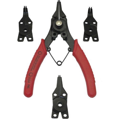 SRP-1S Convertible Snap Ring Plier Set, 5 Pieces Cam Industrial
