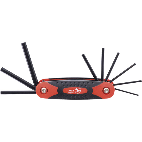 JFHK-9 Jeu de cl&eacute;s hexagonales pliantes, 9 mcx, Imp&eacute;rial Cam Industrial