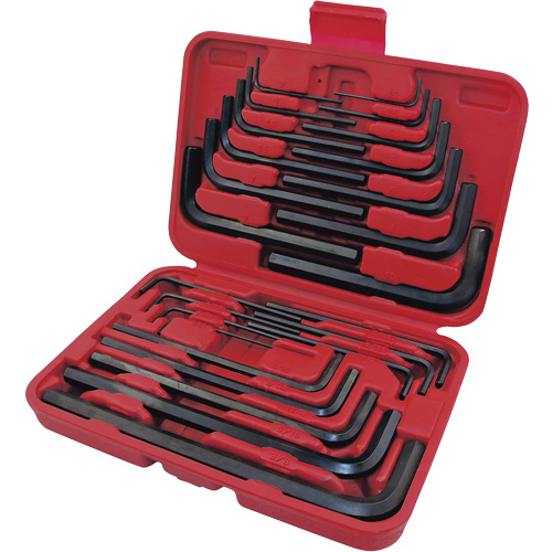 JHK-25SM Hex Key Set, 25 Pcs., Metric & Imperial Cam Industrial