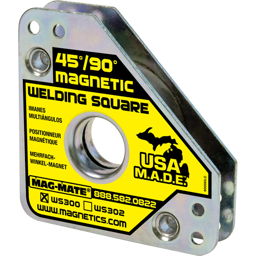 &eacute;querres de soudage magn&eacute;tiques, 3-3/4" lo x 3/4" la x 3-3/4" h, 60 lb Cam Industrial