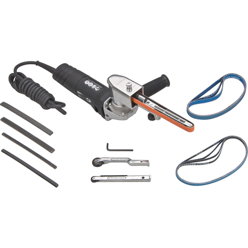 Electric Dynafile&reg; II  Abrasive Belt Machines, 1/8" - 3/4" Cam Industrial