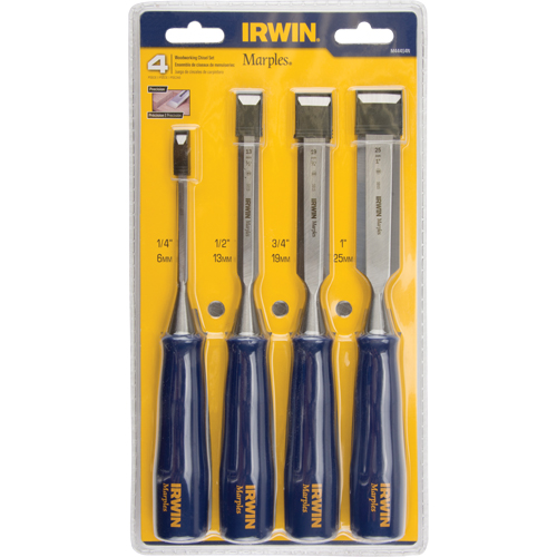Irwin Marples&reg; Blue Chip&reg; Woodworking Chisels Cam Industrial