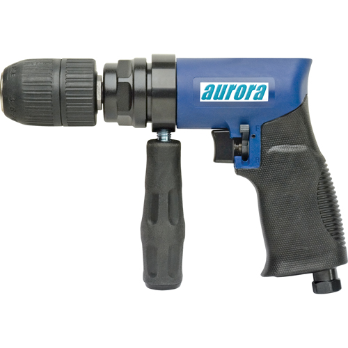 Perceuse r&eacute;versible pneumatique 1/2", 4 pi³/min, 1/4" NPT, 88 dBA, 1/2" mandrin Cam Industrial