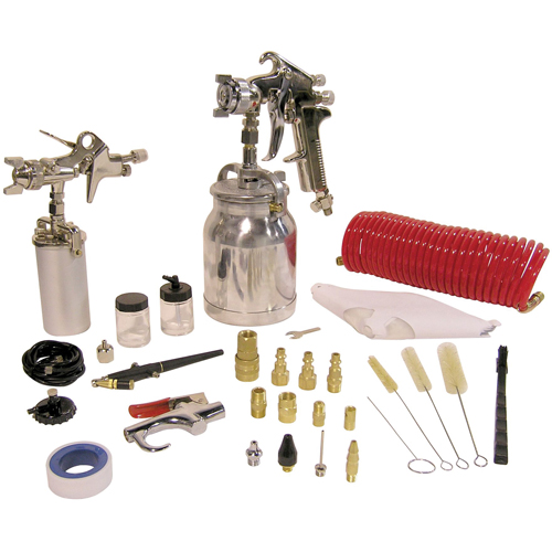 43-Pc. Spray Gun Kits Cam Industrial