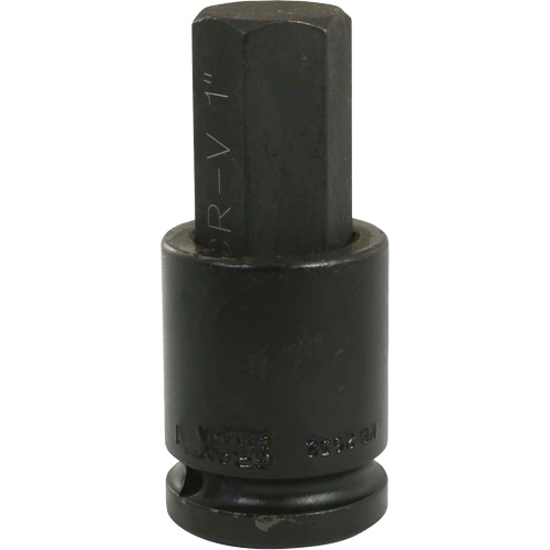 Douille longueur standard, Hexagonale, 1" x 4" lo, Prise 3/4" Cam Industrial