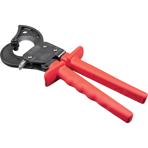 Ratcheting Cable Cutters, 10" Cam Industrial