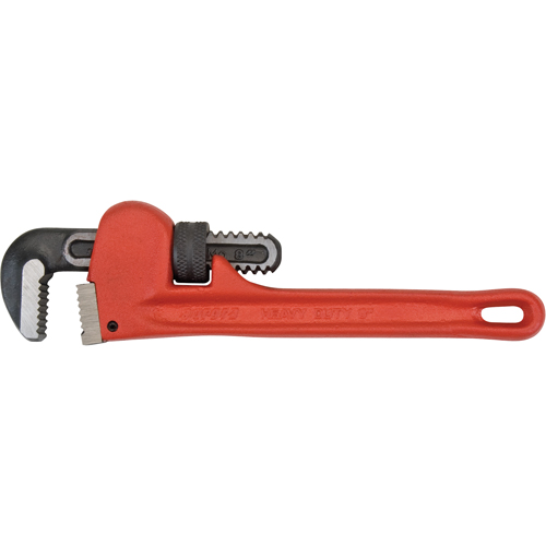 Pipe Wrench, 1" Jaw Capacity, 8" Long, Powder Coated Finish Cam Industrial