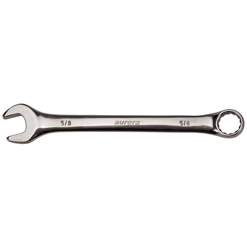 Combination Wrench, 12 Point, 1/4", Chrome Finish Cam Industrial