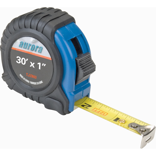 Measuring Tape, 1" x 30', in/ft. Graduations Cam Industrial