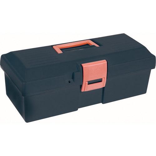 Heavy-Duty Tool Box, 15" W x 7" D x 5-1/2" H, Black Cam Industrial