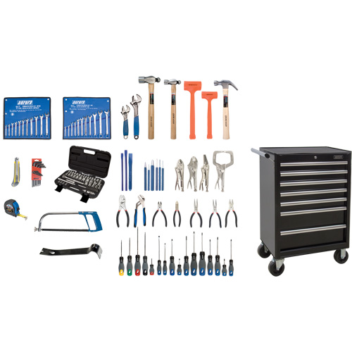 Intermediate Tool Set with Steel Chest, 112 Pieces Cam Industrial